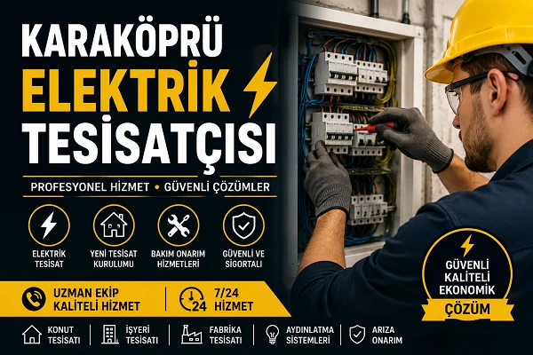 Karaköprü Elektrik Tesisatçısı Sık Hatalar ve Çözümler